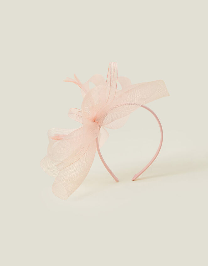 Mia Mini Crin Fascinator, Pink (PALE PINK), large