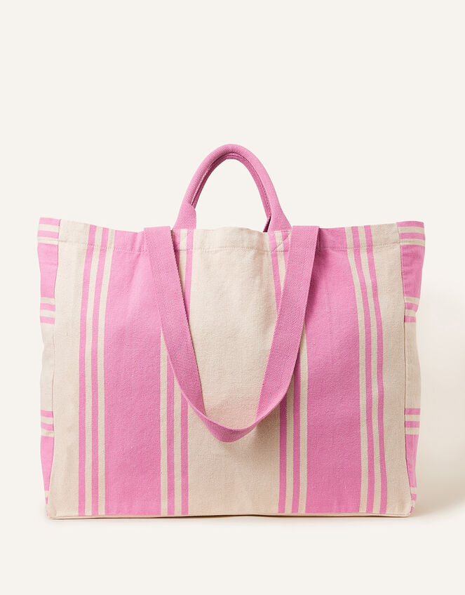 Stripe Shopper Bag | Beach bags | Accessorize UK