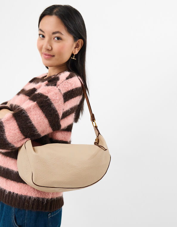Scoop Crossbody Bag, Mink (MINK), large