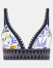Celestial Print Band Bikini Top, Multi (MULTI), large