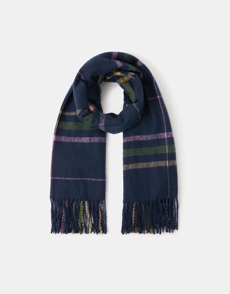 Check Blanket Scarf, , large