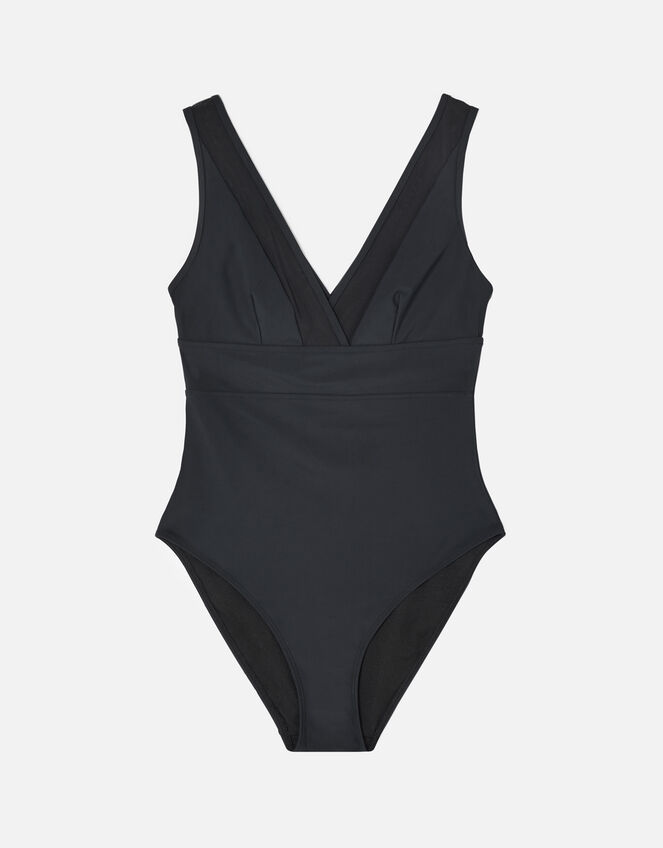 Lexi Mesh Shaping Swimsuit, Black (BLACK), large