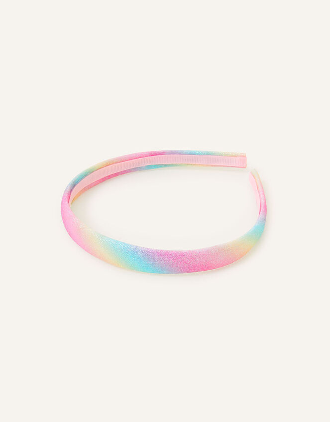 Girls Glitter Ombre Headband, , large