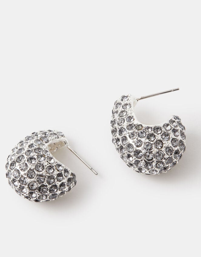 Diamant&eacute; Curve Teardrop Earrings, , large