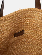 Double Strap Jute Basket Bag, , large