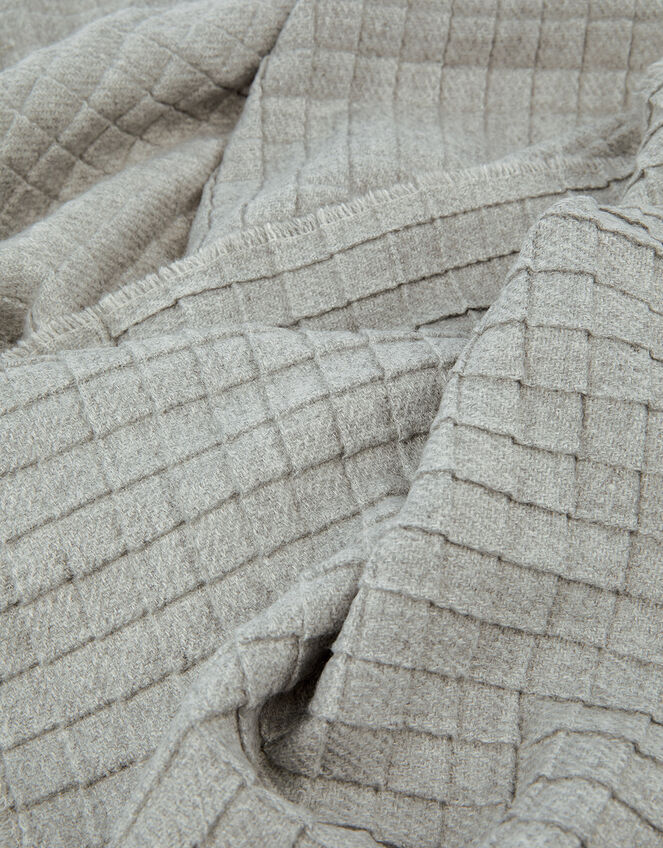 Modern Square Print Blanket Scarf, , large