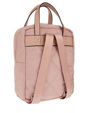 Mini Emmy Vegan Quilted Backpack, Nude (NUDE), large