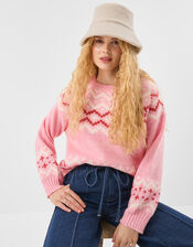 Faux Shearling Bucket Hat, , large