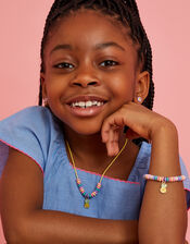 Girls Fruit Bead Necklace and Bracelet Set, , large