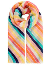 Rainbow Blanket Scarf, , large