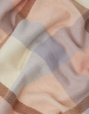 Check Print Blanket Scarf, , large
