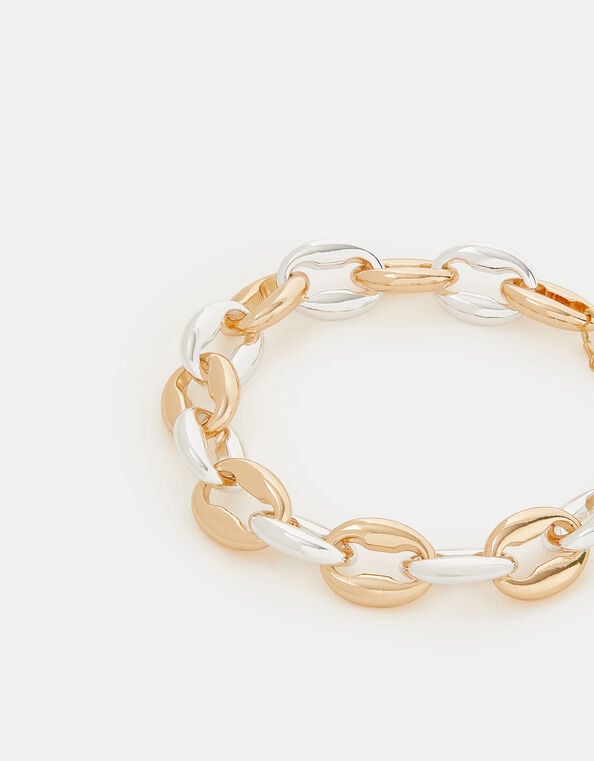 Two Tone Chain Bracelet, , large