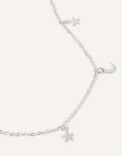 Star and Moon Station Necklace, , large