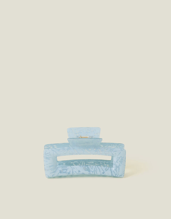 Cut-Out Marble Resin Claw Clip, , large