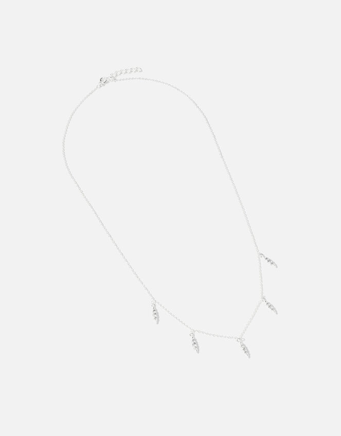 Pave Droplet Necklace, , large