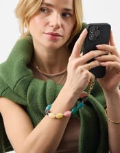 Resin Bead Wrist Phone Strap , , large