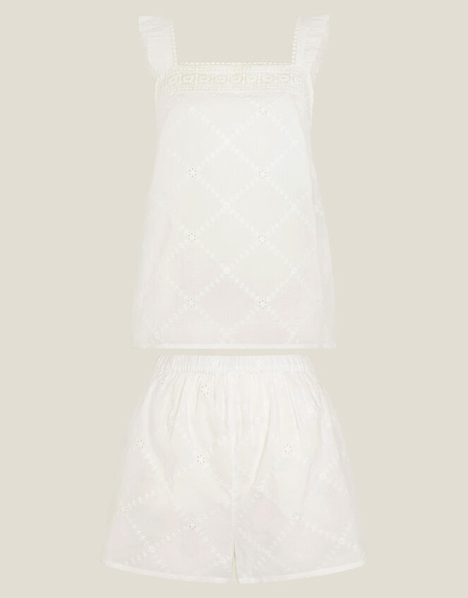 ASAYA5537 – Ivory Bloom Jacquard Set 🤍✨