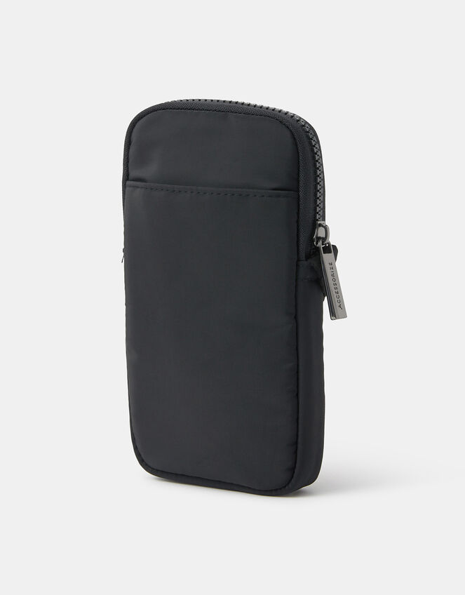 Heart Quilted Nylon Phone Bag, , large