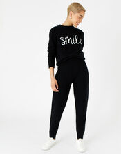 Lounge Knit Joggers, Black (BLACK), large