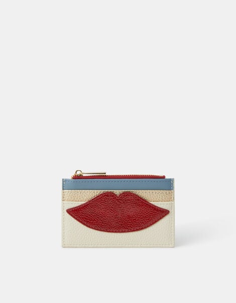 Lips Colourblock Card Holder, , large