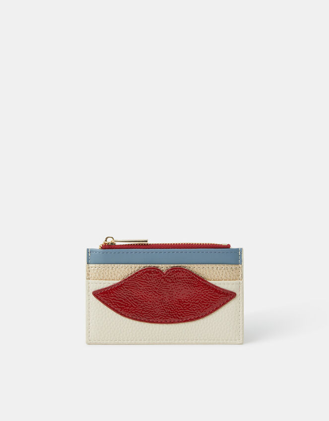 Lips Colourblock Card Holder, , large