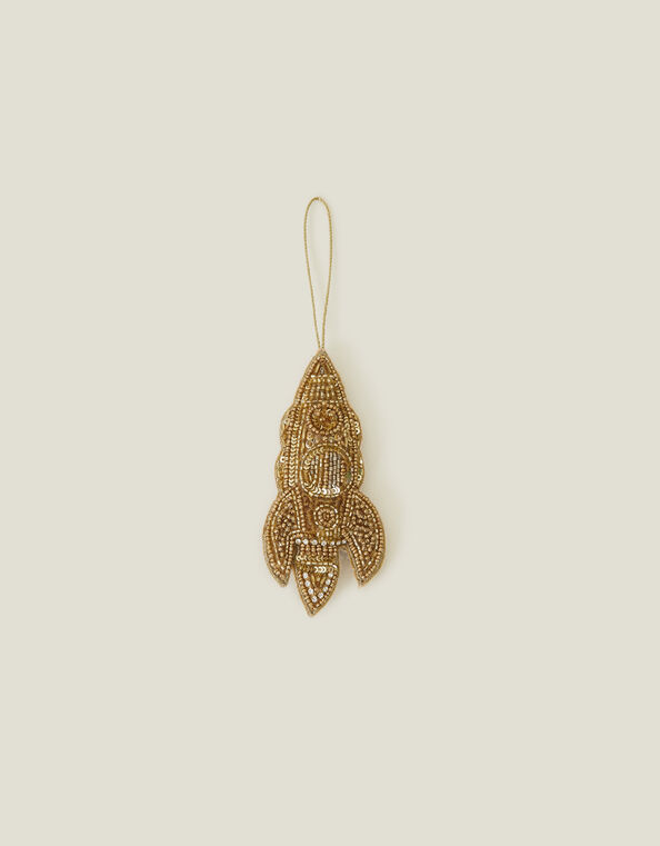 Embellished Rocket Hanging Decoration, , large
