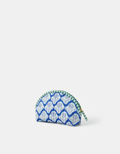 Dandelion Print Quilted Make Up Bag, , large