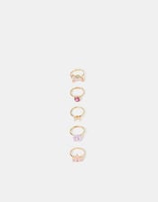 5-Pack Girls Fairy Tale Rings, , large