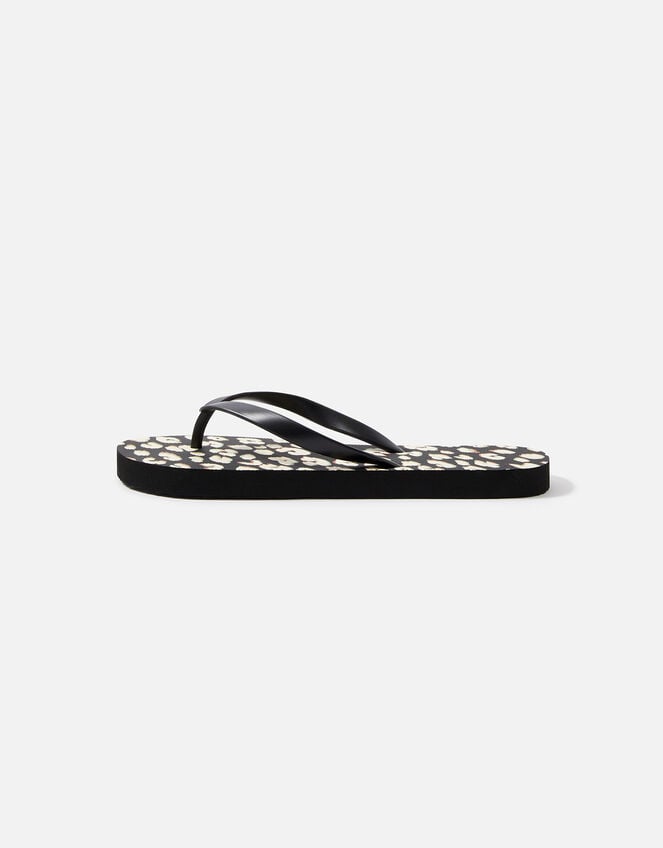 Leopard Print Flip Flops, Leopard (LEOPARD), large