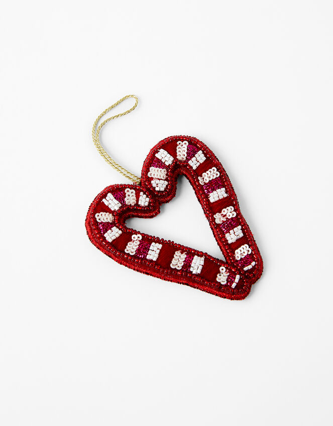 Embellished Candy Cane Heart Decoration Accessories Accessorize UK
