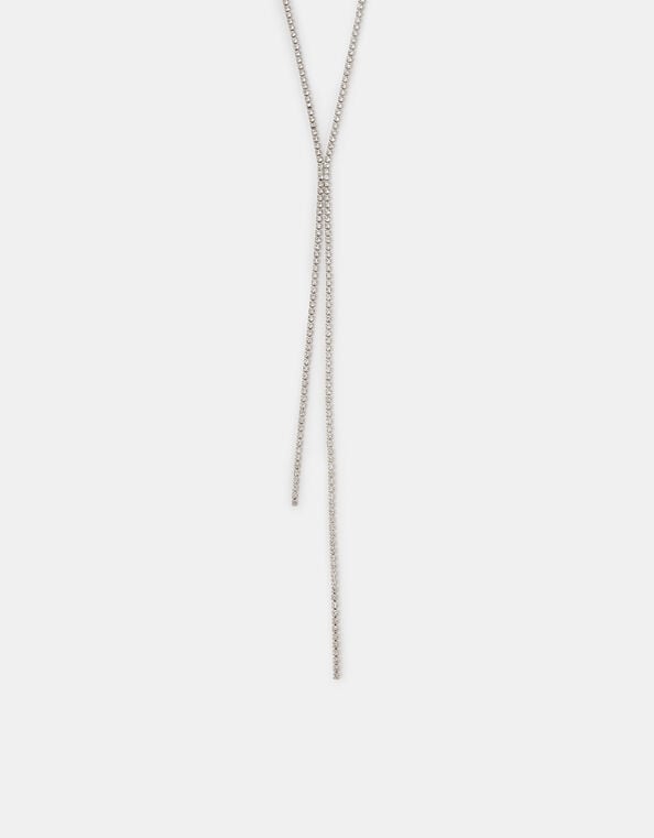Cupchain Diamanté Lariat Necklace, , large