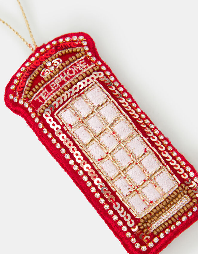 London Telephone Box Christmas Tree Decoration, , large