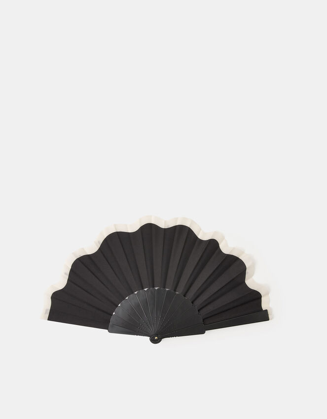 Scallop Foldable Fan, , large