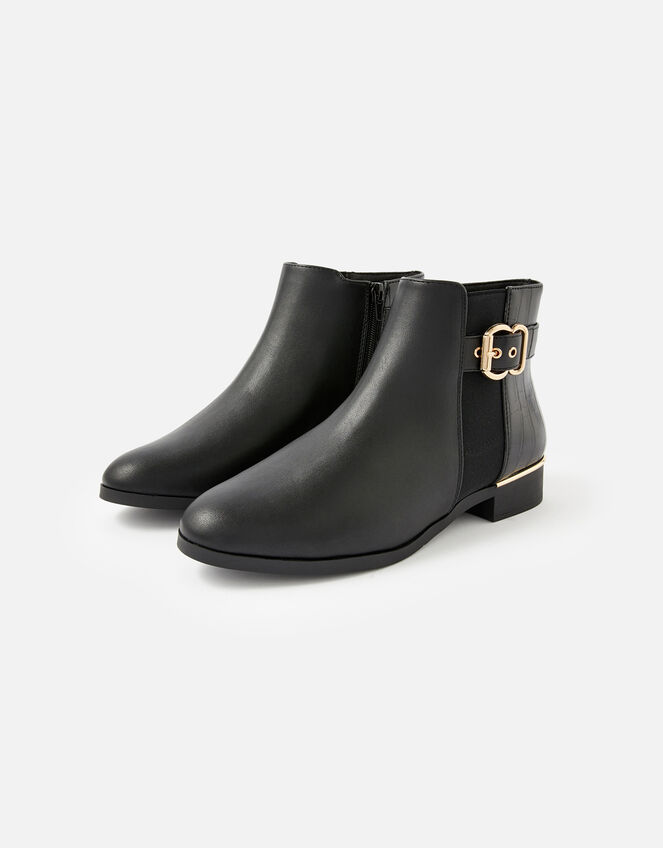 Wide Fit Chelsea Ankle Boots, Black (BLACK), large