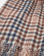 Check Print Blanket Scarf, , large