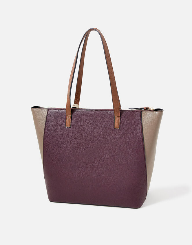 Molly Colourblock Tote Bag, , large
