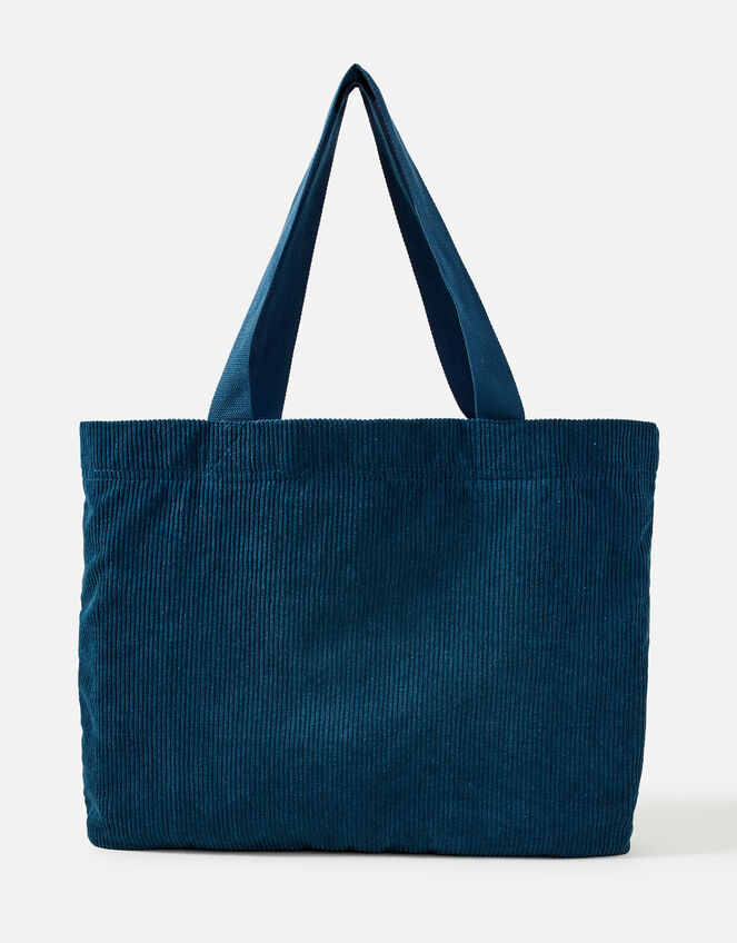 Cord Shopper Bag, Teal (TEAL), large