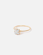 Opal Stone Ring, Blue (BLUE), large