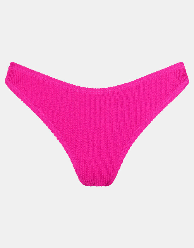 Crinkle Bikini Bottoms, Pink (PINK), large