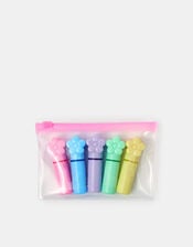 5-Pack Girls Mini Flower Highlighters, , large