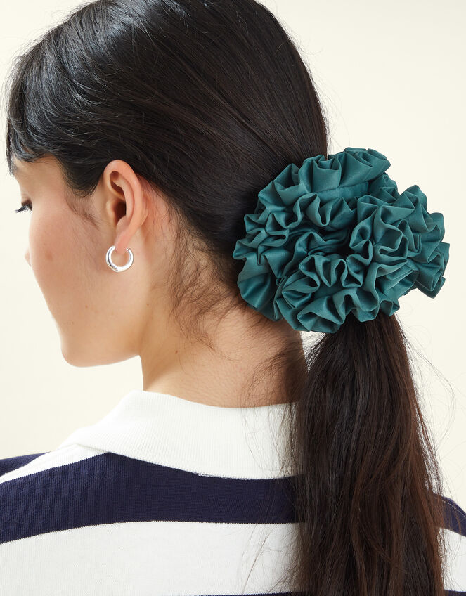 Oversized Ruffle Hair Scrunchie, , large
