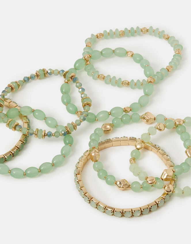 11-Pack Bead Stretch Bracelets, , large