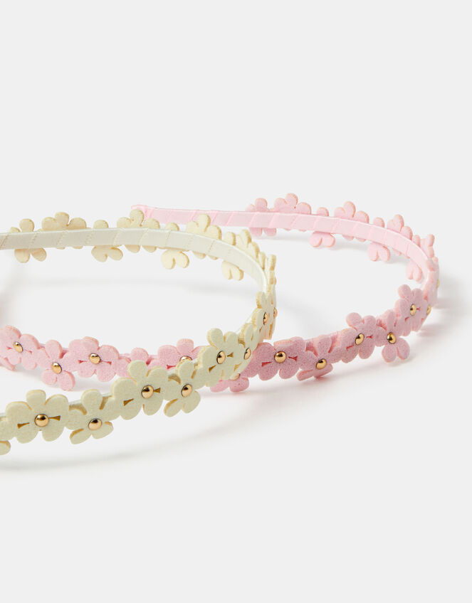 2-Pack Girls Flower Hairbands, , large
