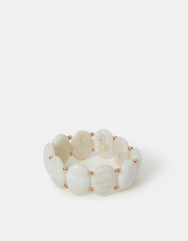 Oval Resin Stretch Bracelet , , large