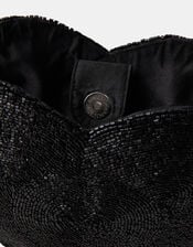 Beaded Heart Shoulder Bag, , large