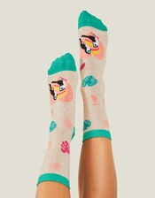 Toucans in Love Socks, , large