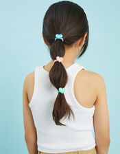 6-Pack Girls Glitter Heart Hair Bands, , large