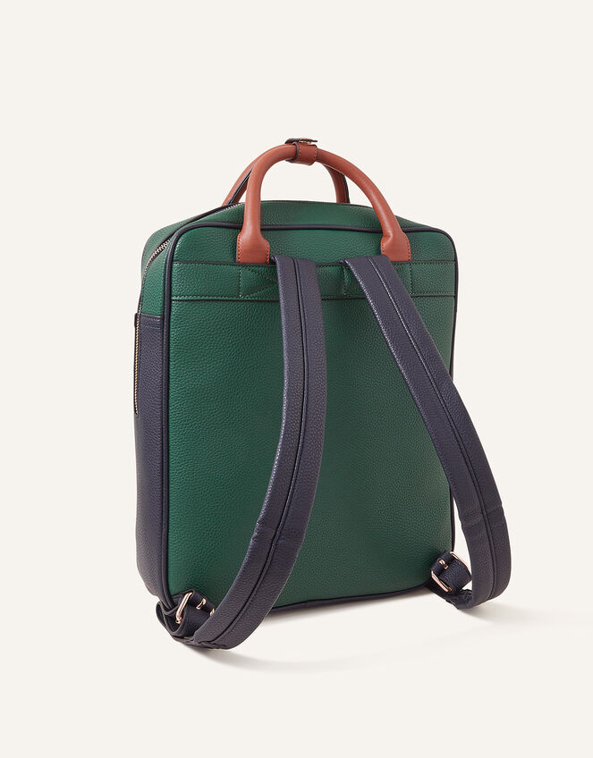 Pocket Top Handle Backpack, Green (GREEN), large