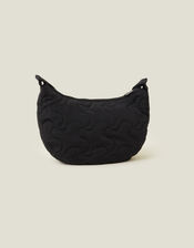 Large Quilted Cross-Body Bag, , large