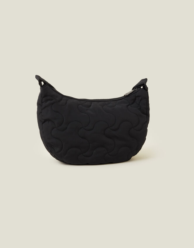 Large Quilted Cross-Body Bag, , large